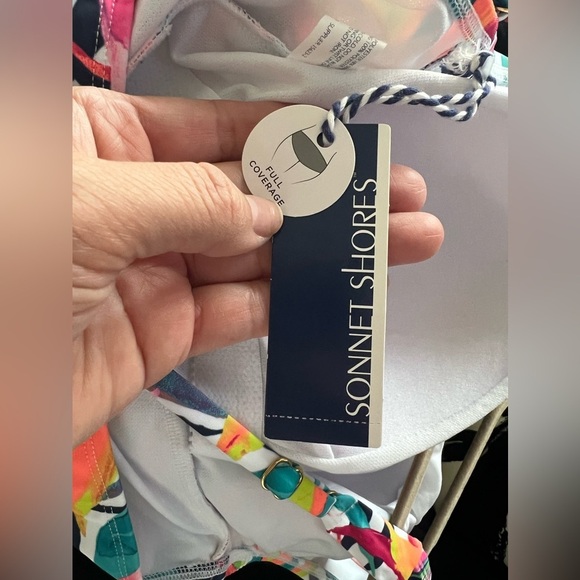 RAINBOW TROPICAL SONNET SHORES NWT BATHING SUIT SZ 24W - Picture 6 of 7